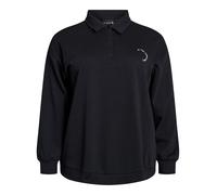 Active by Zizzi Sweat de sport noir, Taille 5XL-6XL