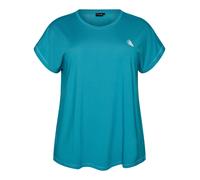 Zizzi Active by T-shirt à manches courtes pour femme Grandes tailles 42-60, Larkspur, 58-60 grande taille