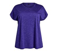 Active by Zizzi T-shirt 'Abex' aubergine, Taille XXXL-4XL