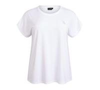 Zizzi T-shirt de sport Active pour femme - Grandes tailles - T-shirt à manches courtes pour le fitness, la gym et le sport - Respirant et confortable - T-shirt avec col rond et coupe ample - Taille 42