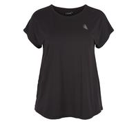 Active by Zizzi T-shirt fonctionnel 'Abasic' noir, Taille 9XL-10XL