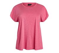 Active by Zizzi T-shirt fonctionnel 'Abex' rose chiné, Taille 7XL-8XL