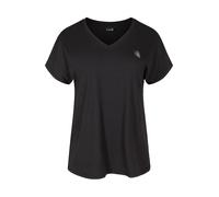 Zizzi Active by T-shirt pour femme avec col en V Taille 42-60 - Grande taille Vêtements pour femme, Noir , 48-50 grande taille