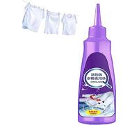 Active Enzyme Clothing Stain Remover - Active Enzyme Laundry Stain Remover, Garment Stubborn Stain Cleaner Oil Remover, Oil Stain Remover for Clothes, Suitable for Most Types of Clothes (Purple)