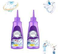 Active Enzyme Détachant pour lessive, nettoyage enzymétique actif du jour de la journée, détachant l'huile tenace pour vêtements, élimination rapide des taches (2, violet)