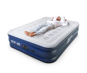 Active Era Matelas Gonflable 2 Personnes 152×203×35,5 cm - Confort Max, Pompe Électrique Intégrée, Gonflage Rapide 3 Min, Doux & Velours, Idéal Maison et Invités