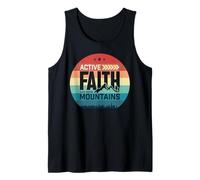 Active Faith Can Move Mountains Christian Men Women Kids Débardeur