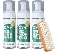 Active Foam Kit de nettoyage pour chaussures blanches, réduit la déformation et le vieillissement prématuré des chaussures, 3 pièces., 150 ml