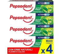 Active Fresh Toothpaste With Fluoride And Calcium For 24 Hour Caries Protection 75 Ml (Pack Of 4 X 75 Ml)