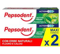 Active Fresh Toothpaste With Fluoride And Calcium For Caries Protection 24 Hours 75 Ml (Pack Of 2 X 75 Ml)