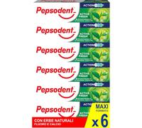 Active Fresh Toothpaste With Fluoride And Calcium For Caries Protection 24 Hours 75 Ml (Pack Of 6 X 75 Ml)