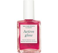 Active Glow Blueberry (Rose Froid) Vernis À Ongles Soin Reparateur Bio-Sourcé: Amande Douce, Myrtille, Vernis A Ongle Nourrissant & Brillant, Vernis Transparent Effet Rosé - Vernis Rosé