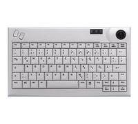 Active Key AK-440-TU - Clavier - avec trackball - USB - QWERTZ - Allemand - gris clair
