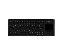 Active Key AK-4400-G Tastiera PS/2 QWERTZ Tedesca Nera Universale