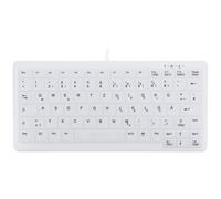 Active Key AK-C4110F USB QWERTZ Allemand Blanc - Claviers (Standard, Avec fil, USB, Clavier à membrane, QWERTZ, Blanc)