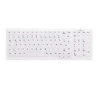 Active Key AK-C7000F-FU1-W/GE Clavier FR sans Fil +USB Blanc