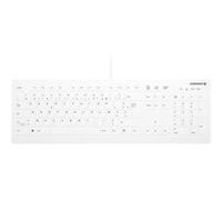 CHERRY AK-C8112 clavier Médical USB AZERTY Français Blanc