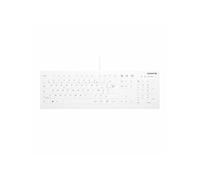 Active Key AK-C8112 - Clavier - médical - 100% - full size - lavable - USB - AZERTY - Français - commutateur : SX - blanc