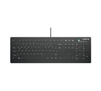 Active Key AK-C8112 - Clavier - médical - 100% - full size - lavable - USB - QWERTZ - Suisse - commutateur : SX - noir