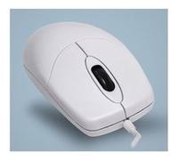 Active Key AK-PMJ1 - Souris - lavable - droitiers et gauchers - optique - 2 boutons - filaire - USB 2.0 - blanc