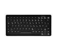 Active Key MedicalKey AK-C4110 - Clavier - désinfection par essuyage - sans fil - 2.4 GHz - QWERTZ - Allemand - noir
