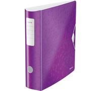 Active Lever Arch File A4,Rounded Spine 82 Mm,Elastic Fit,Polyfoam,Light Polyfoam,Wow,Purple,11060062