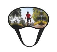 Active Lifestyle Masque de sommeil occultant Motif bonnet contour des yeux Idéal pour les voyages, la méditation et l'utilisation nocturne