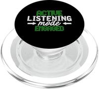 Active Listening Agile Project Management Funny PM Coach PopSockets PopGrip pour MagSafe