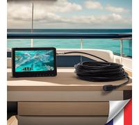 Active Media Concept Caméra d'inspection étanche HD avec écran LCD 7 Pouces Autonome câble de 15 mètres mémoire 64 Go