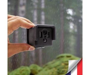 Active Media Concept Micro caméra WiFi HD 1080P Longue autonomie avec détection de Mouvement PIR et Humain Vision Nocturne Invisible 128 Go Inclus