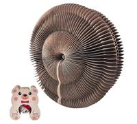 Active Play Board - Cat Scratcher Toy for Apartment | Accordion Design with Cardboard, Physical Exercise Pad for Kitten Indoor Outdoor Home Garage Backyard Balcony Living Room Bedroom