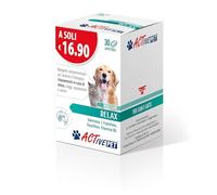 Active pour Relax, Aliment complémentaire pour favoriser la Relaxation Physique avec valériane, L-Triptophane, Passiflore et Vitamine B6, pour Chiens et Chats - 1 Paquet de 30 comprimés