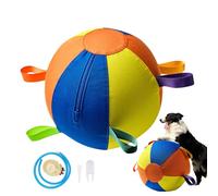 Active Puppy Soccer Trainer - Extérieur texturé | La couche associée à du PVC résistant aux morsures assure des performances fiables et est donc idéale pour les animaux de compagnie qui aiment jouer