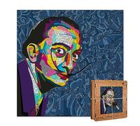 Active Puzzles Puzzle en Bois Salvador Dalí avec des pièces de Formes différentes 40 x 40 cm 475 pièces