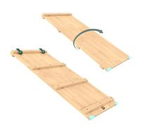 Active Tots Pont Toboggan en Bois Montessori pour Tout-Petits, en Bois certifié FSC