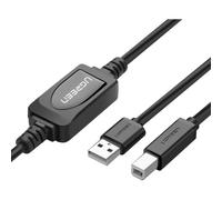 Active Usb 2.0 A-b Ugreen Us122 To Printer, 15m (black)