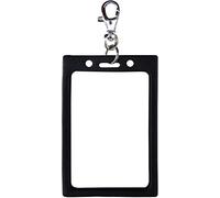ActiveDogs Porte-carte d'identité pour chien en vinyle transparent | Convient aux cartes d'identification K9 standard et fonctionnelles avec fenêtres en vinyle transparent double face