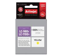 Activejet AB-1100YNX (remplacement Brother LC1100Y/980Y ; Supreme ; 19,5 ml ; jaune)