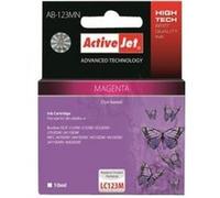 ActiveJet AB-123MN - 10 ml - magenta - compatible - cartouche d'encre (alternative pour : Brother LC123M) - pour Brother DCP-J100, DCP-J105, DCP-J132W, DCP-J4110DW, DCP-J552DW, DCP-J752DW