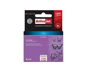 ActiveJet AB-1240CNX Supreme - 12 ml - taille XL - cyan - compatible - cartouche d'encre (alternative pour : Brother LC1220C, Brother LC1240C) - pour