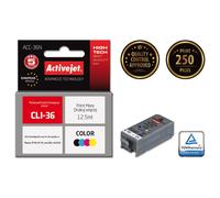 Activejet ACC-36N (remplacement de la CLI-36 de Canon ; Suprême ; 12,5 ml ; couleur)