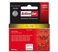 ActiveJet ACC-521YN Supreme - 10 ml - jaune - compatible - cartouche d'encre (alternative pour : Canon CLI-521Y) - pour Canon PIXMA iP4700, MP540, MP550, MP560, MP620, MP630, MP640, MP980, MP990, MX86