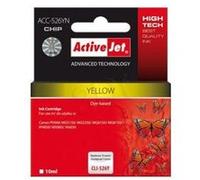 ActiveJet ACC-526YN Supreme - 10 ml - jaune - compatible - cartouche d'encre (alternative pour : Canon CLI-526Y) - pour Canon PIXMA iP4950, iX6550, MG5350, MG6150, MG6250, MG8150, MG8250, MX715, MX885