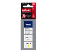 Activejet Ah-912yrx Encre Pour Imprimantes Hp, Remplacement Hp 912xl