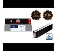 Activejet AH-913CR : Cartouche Cyan Compatible HP 913 F6T77AE, 45ml, Encre à Colorant XL, Remplacement pour HP PageWide Pro, Certifié ISO