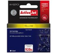 Activejet Ah-920Ycx Premium - Jaune - Encre À Colorants - Cartouche D'Encre (Équivalent À : Hp 920Xl ) - Pour Hp Officejet 6000, 6500, 6500 E709, 6500A E710, 7000, 7500, 7500A E910 G