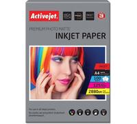 Activejet AP4-125M100 Papier photo A4 mat 100 feuilles 21 x 29,7 cm