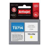 ActiveJet Cartouche d'encre jaune 14ml (AEB-714N) - Remplacement d'Epson T0714 avec la meilleure qualité d'impression & compatibilité