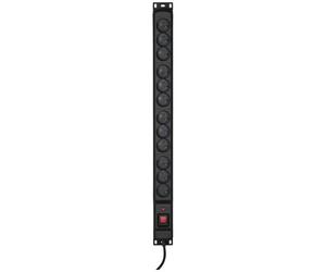 Activejet COMBO multiprise 12 prises 1,5m noir