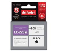 Activejet Encre AB-223BN (remplacement de Brother LC223BK ; Suprême ; 16 ml ; noir)